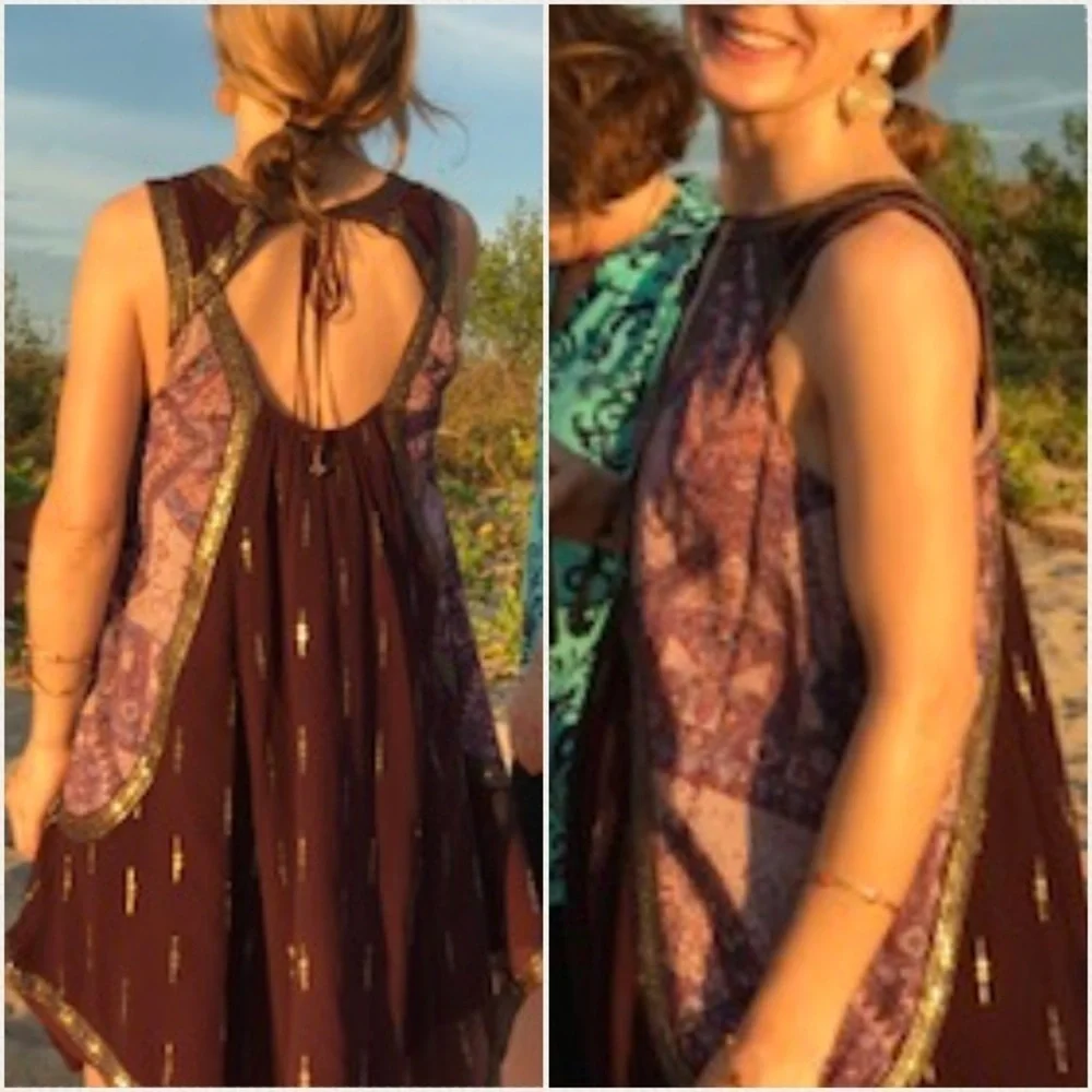 Free People Indian inspired boho dress